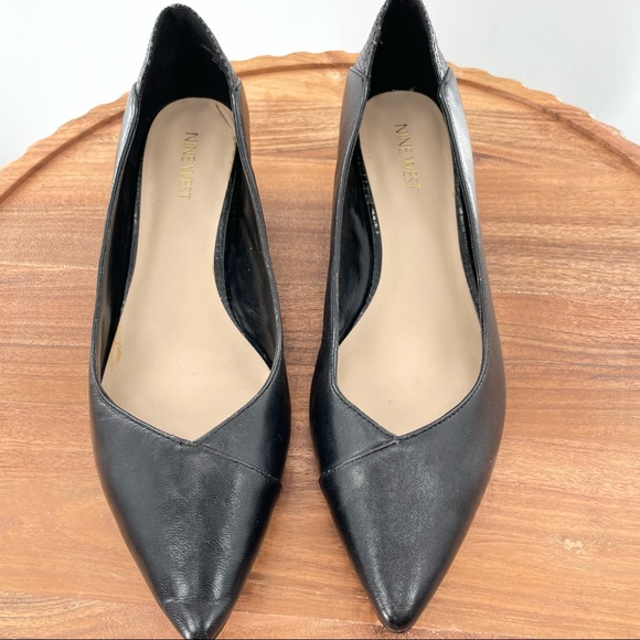 nine west evertono black heels size 8.5 - Picture 3 of 11